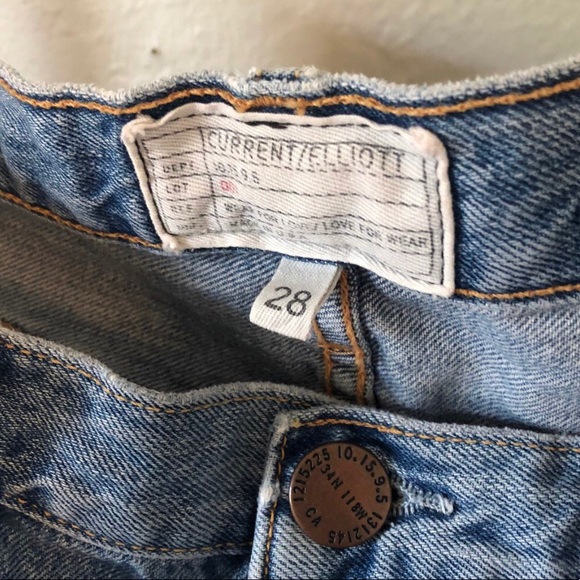 Current/Elliott Denim - Current/Elliott Raw Hem Girlfriend Jeans - NWOT